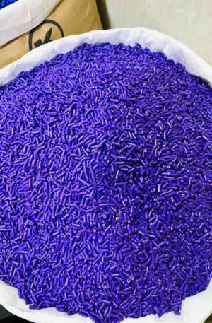 Polypropylene pp purple color plastic