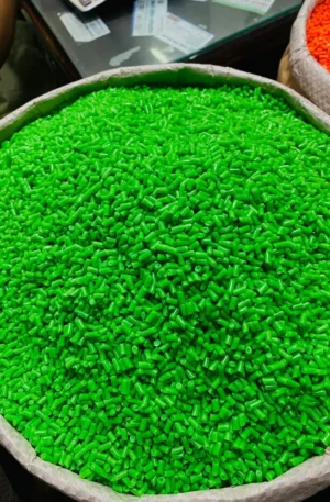 Green polypropylene pp Plastic