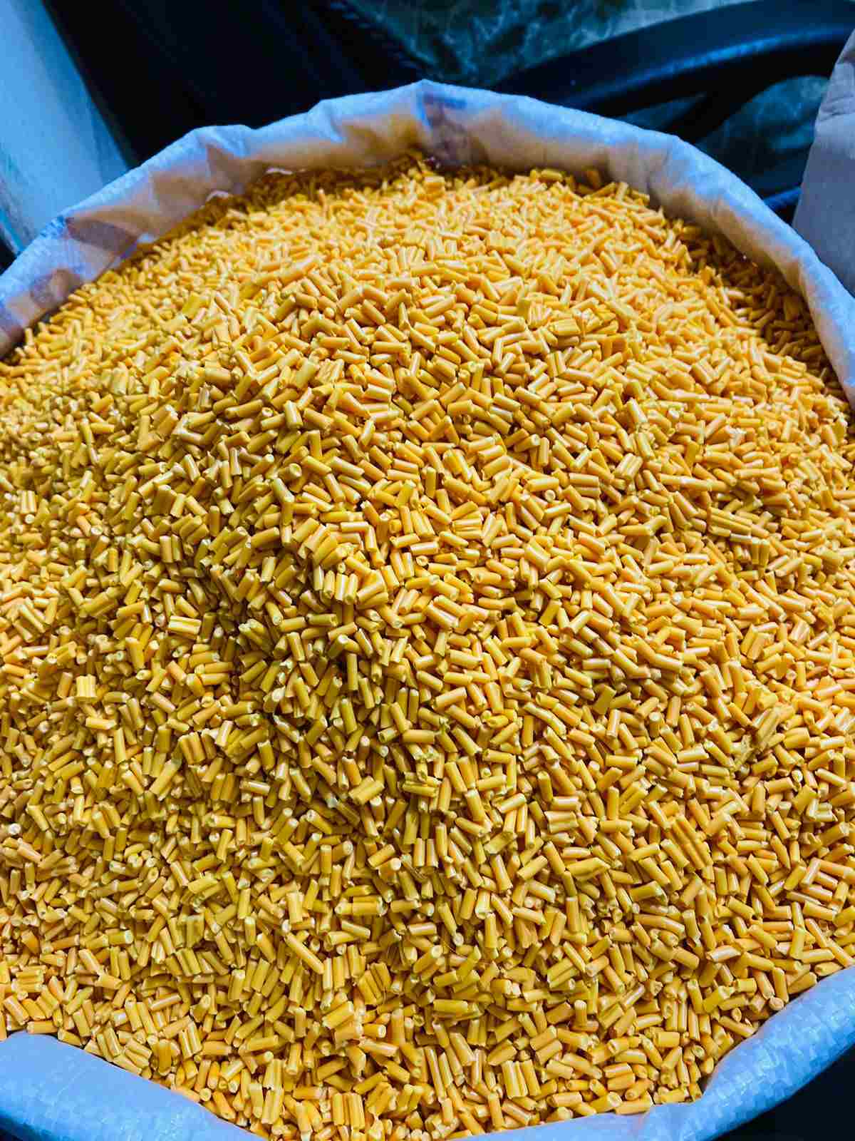 polypropylene pp yellow plastic